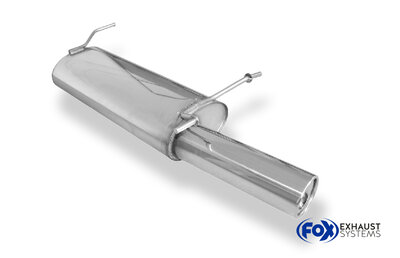 Fox Sportuitlaat Citroen Xsara N1 achterdemper - 1x90 Type 13