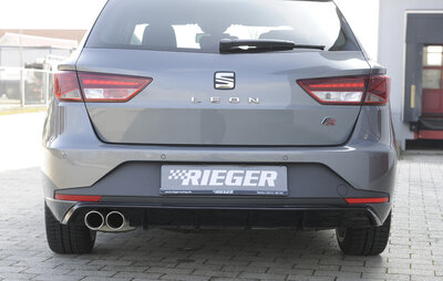 Rieger Tuning diffuser Glanzend Zwart Seat Leon FR ST 5F