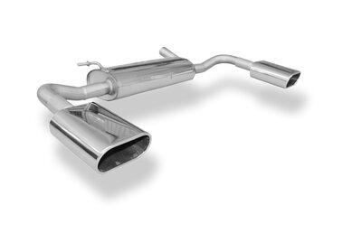 Fox Sportuitlaat Chrysler Voyager II GS achterdemper, rechter/linker uitlaat - 160x80 Type 52 rechts/links