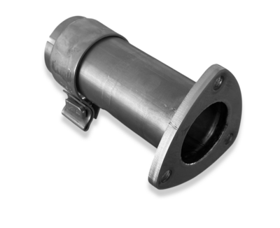 Fox Sportuitlaat Porsche 944 adapter met driegatsflens naar originele stekkerverbinding