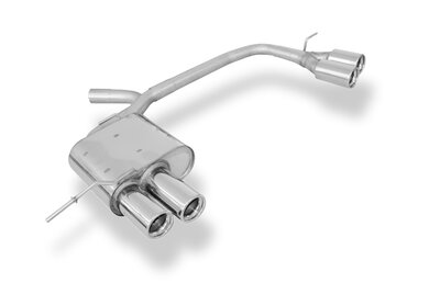 Fox Sportuitlaat FOX sportuitlaat geschikt voor BMW E87 118d 120d, achterdemper, rechter/linker uitlaat - 2x76 type 13 rechts/links
