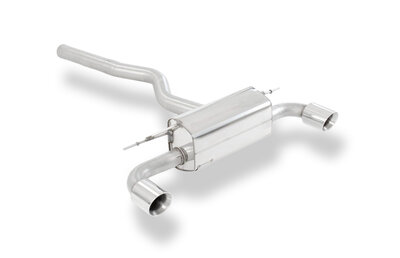 Fox Sportuitlaat FOX sportuitlaat geschikt voor BMW F20/21 - 118i met OPF, dwarsgeplaatste achterdemper, rechter/linker uitlaat - 1x100 Type 25 rechts/links