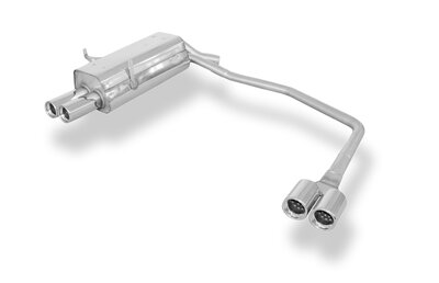 Fox Sportuitlaat FOX Sport uitlaat geschikt voor BMW E36 316/ 318/ 320/ 323/ 325 Achterdemper, rechter/linker uitgang - 2x76 Type 13 rechts/links