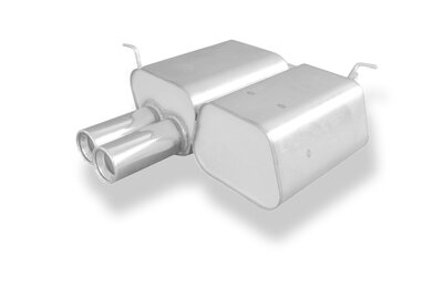 Fox Sportuitlaat FOX Sport uitlaat geschikt voor BMW E46 316Ti/ 318Ti/ 325Ti achterdemper - 2x80 Type 13