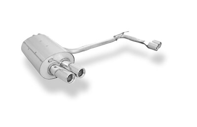 Fox Sportuitlaat FOX sportuitlaat geschikt voor BMW E46 330d/330xd, achterdemper, dubbele uitlaat rechts/links - 2x76 type 13 rechts/links