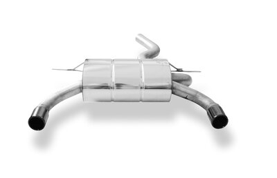 Fox Sportuitlaat FOX Sport uitlaat geschikt voor BMW F36 - 428i M-pakket - exclusief achterdemper rechts/links - 1x80 Type 12 rechts/links zwart ge&euml;mailleerd