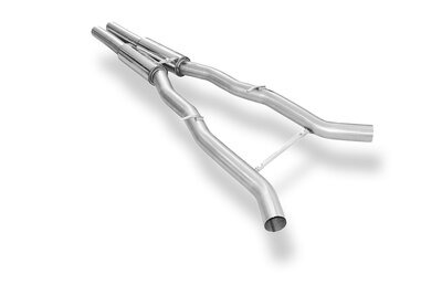 Fox Sportuitlaat FOX sportuitlaat geschikt voor BMW F12 640i/650i cabriolet, voordemper rechts/links