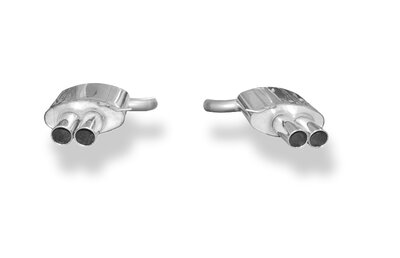 Fox Sportuitlaat FOX sportuitlaat geschikt voor BMW F12/F13/F06 - 640i met M-Pa achterdemper rechts/links - 2x90 type 16 rechts/links