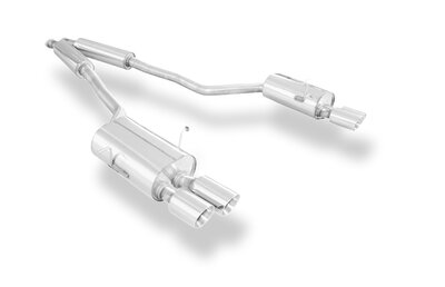 Fox Sportuitlaat FOX sportuitlaat geschikt voor BMW E31 850i, achterdemper rechts/links en voordemper - 2x90 type 25 rechts/links