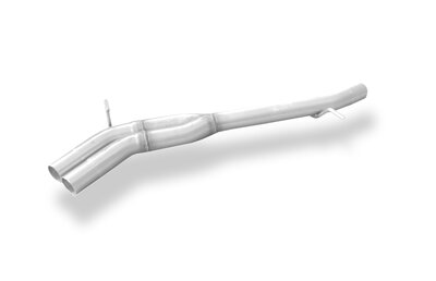 Fox Sportuitlaat Vervangingspijp voor de voordemper van de Audi A4 Type B6/B7/8H