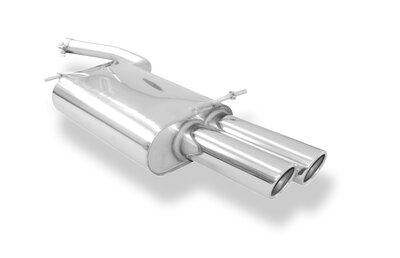 Fox Sportuitlaat Audi A4 Type B7 Achterdemper - 2x80 Type 16