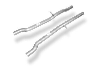 Fox Sportuitlaat Audi A6 Type 4F quattro 4.2l Voordemper vervangingspijp rechts/links &Oslash;63,5mm