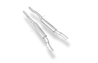 Fox Sportuitlaat Audi A6 Type 4F quattro 4.2l voordemper rechts/links &Oslash;63,5mm