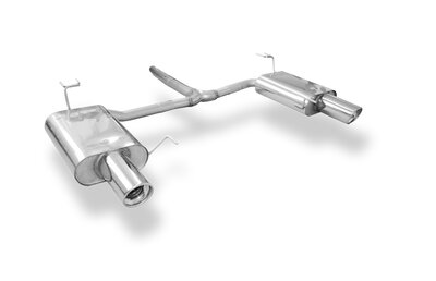 Fox Sportuitlaat Achterdemper rechts/links voor Honda Accord VIII CU1/CW1 Sedan &amp; Tourer - 1x100 Type 17 Rechts/Links