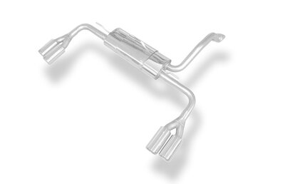 Fox Sportuitlaat Toyota Auris Benzine Achterdemper Rechts/Links - 2x80 Type 13 Rechts/Links