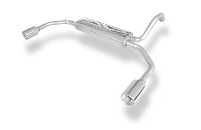 Fox Sportuitlaat Citroen C1/Toyota Aygo achterdemper, rechter/linker uitgang - 1x90 type 13 rechts/links