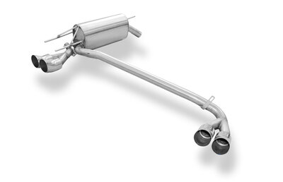 Fox Sportuitlaat Opel Calibra A achterdemper, rechter/linker uitlaat - 2x76 Type 18 rechts/links