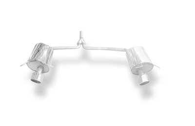 Fox Sportuitlaat Mercedes C-Klasse 4-cilinder - W204/S204 achterdemper rechts/links met Y-connector - 115x85 type 38 rechts/links