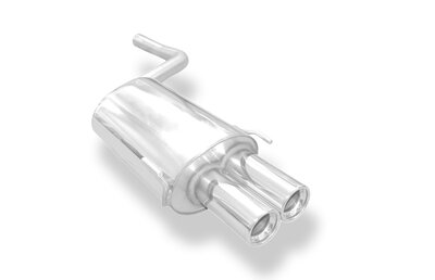 Fox Sportuitlaat Mercedes CLK Type 208 achterdemper - 2x80 Type 13