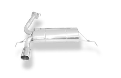 Fox Sportuitlaat Opel Corsa D GSI achterdemper, dwarsgeplaatst, enkele uitlaat - 1x100 Type 16