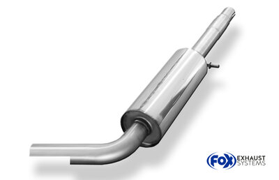 Fox Sportuitlaat VW Golf IV voordemper voor VW053093-xxx R-32 Look