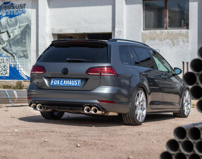Fox Sportuitlaat VW Golf VII Variant R - 4-Motion uitlaatpijpen - 2x100 Type 29 rechts/links