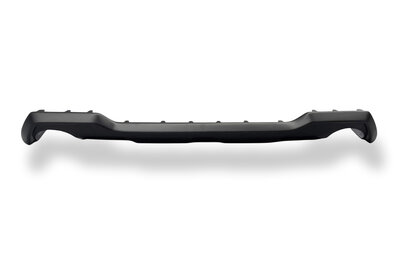 Fox Sportuitlaat Subaru Outback BT achterdiffuser inzetstuk, matzwart ABS, met ovale uitlaatuitsparingen links en rechts voor uitlaatpijpen van 140x90 mm - Moet nog gespoten worden - Past ook op modellen met trekhaak