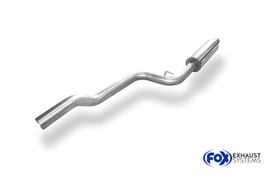 Fox Sportuitlaat VW Passat 3C/ 3C CC voordemper &Oslash;63,5 mm