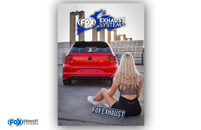 Fox Sportuitlaat Fox poster A2 - Celina formaat 420 x 594 mm