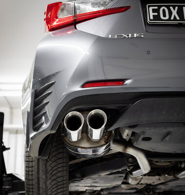 Fox Sportuitlaat Lexus RC200T achterdemper rechts/links - 2x90 type 25 rechts/links