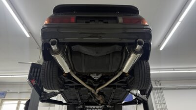 Fox Sportuitlaat Mazda RX7 - FC Achterdemper rechts/links - 1x100 Type 25 rechts/links