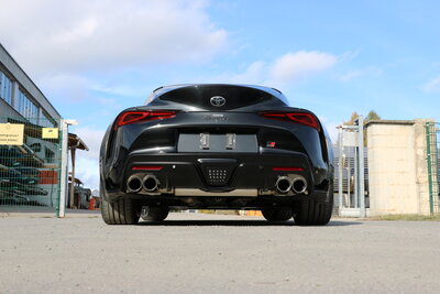 Fox Sportuitlaat Toyota Supra JTSC achterdemper, dwarsuitlaat rechts/links met uitlaatklep - 2x100 type 25 rechts/links