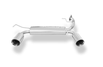 Fox Sportuitlaat Suzuki Swift IV achterdemper, rechter/linker uitlaat - 1x100 Type 25 rechts/links