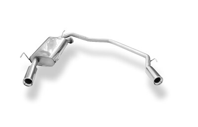 Fox Sportuitlaat Opel Vectra B achterdemper, rechter/linker uitlaat - 1x90 type 13 rechts/links