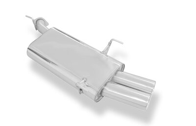 Fox Sportuitlaat Opel Vectra B - Bouwjaar 1994-9/99 Achterdemper &Oslash;55mm - 2x80 Type 13