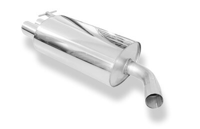 Fox Sportuitlaat FOX sportuitlaat geschikt voor BMW X3 - X53 achterdemper op originele voordemper - 2x80 type 25