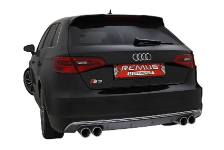 Audi S3 [8V] Hatchback Remus einddemper L/R dubbele uitgang