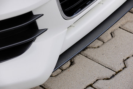 Rieger splitter carbon look for front lip 44100 Audi A1 8X