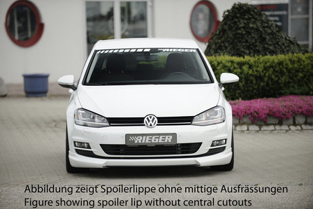 Spoiler lip VW Golf 7 AU Rieger Tuning