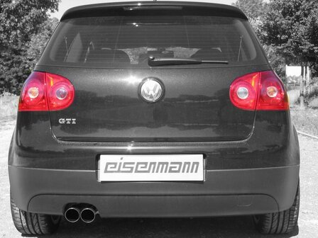 VW Golf 5 GTi 2.0 FSI einddemper Eisenmann