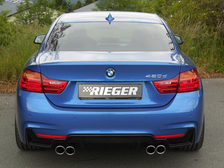 Rieger exhaust silencer, BMW 420d 135kW, F32/33/36