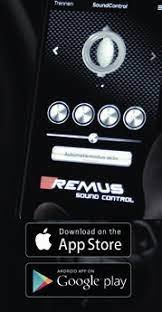klepsturing via smartphone remus soundcontroller