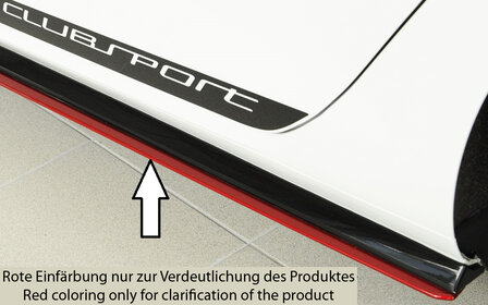 Rieger side skirt aanzetstuk links VW golf 7 r-line gti clubsport