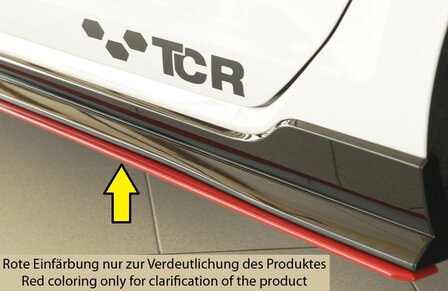 Rieger side skirt aanzetstuk links VW golf 7 gti tcr