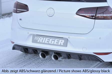 Rieger diffuser ABS plastic VW golf 7 r