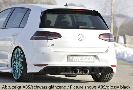 Rieger diffuser ABS plastic VW golf 7 r