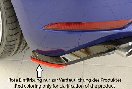 Rieger side skirt aanzetstuk links VW golf 7 r r-line