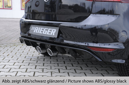 Rieger diffuser ABS plastic VW golf 7 r-line