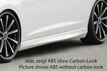 Rieger side skirt carbon-look links VW golf 7 r gti gtd