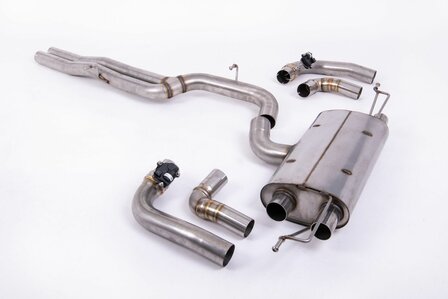 Milltek uitlaat Audi RS3 8Y GPF/OPF Back system Non-resonated